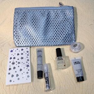 Gold and Silver Glitter Sets with Ipsy Bags.